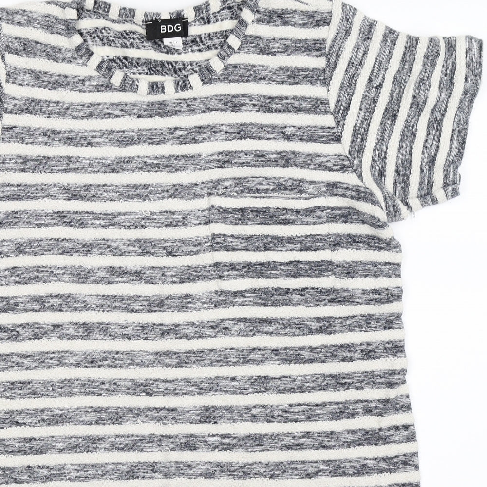 BDG Womens Multicoloured Striped  T-Shirt Dress  Size S