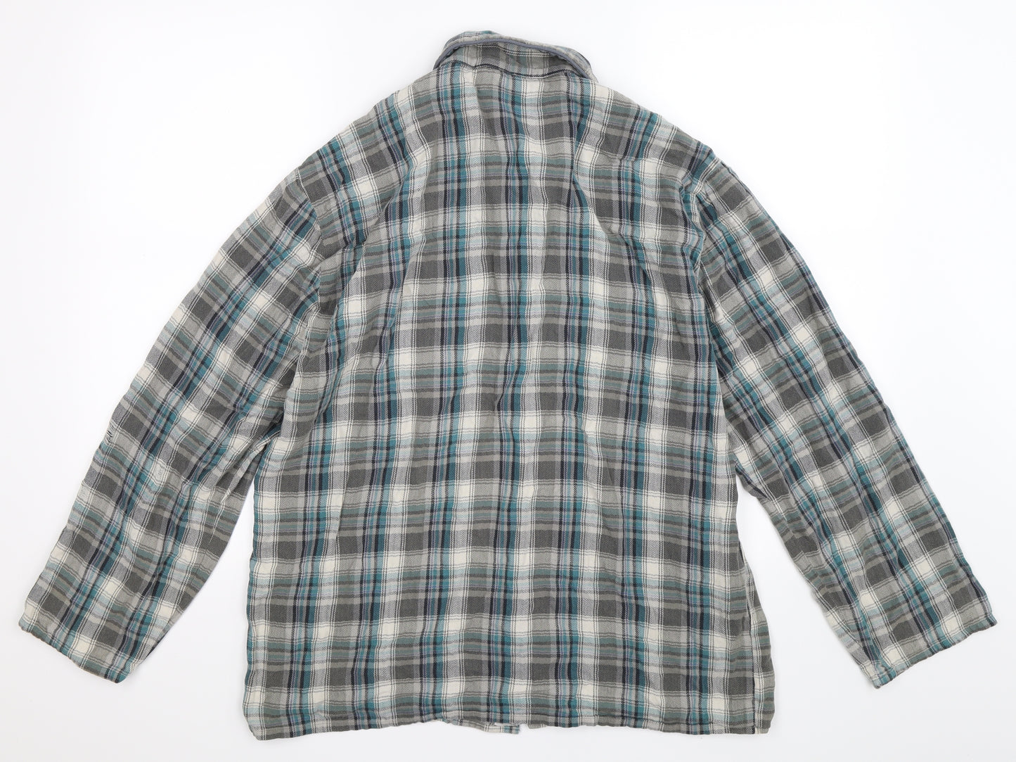 Marks and Spencer Mens Multicoloured Check   Button-Up Size M