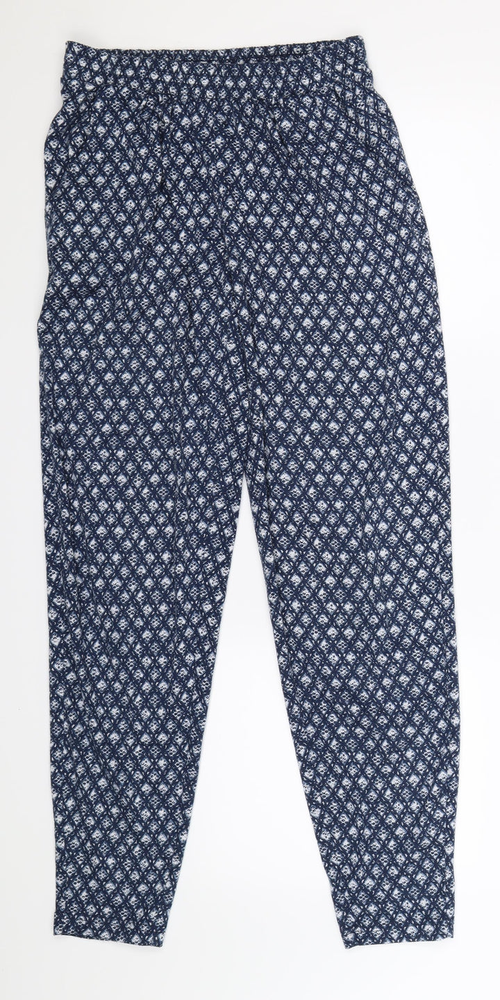 Colours of The World Mens Blue Geometric  Sweatpants Trousers Size 2XS L29 in