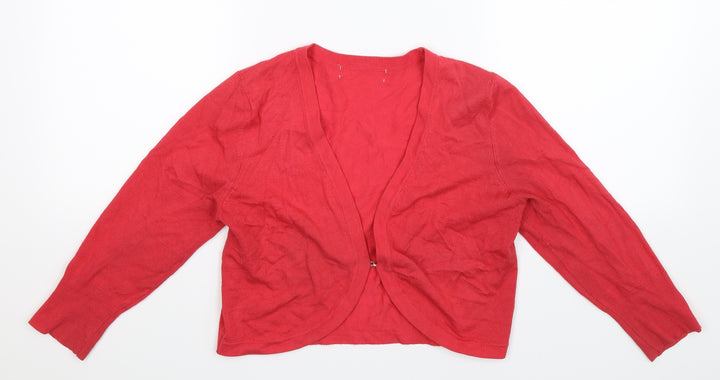Debenhams Womens Pink  Knit Cardigan Jumper Size 10