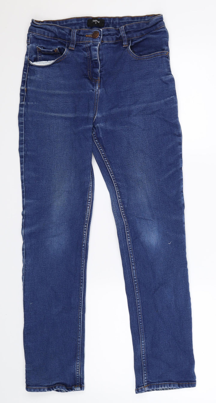 Papaya Womens Blue  Denim Skinny Jeans Size 8 L25 in