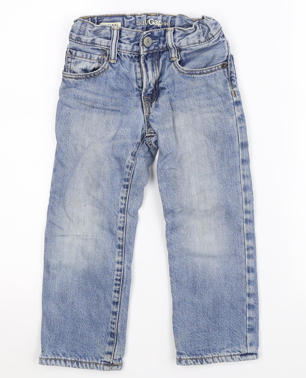 Gap Boys Blue  Denim Straight Jeans Size 4 Years