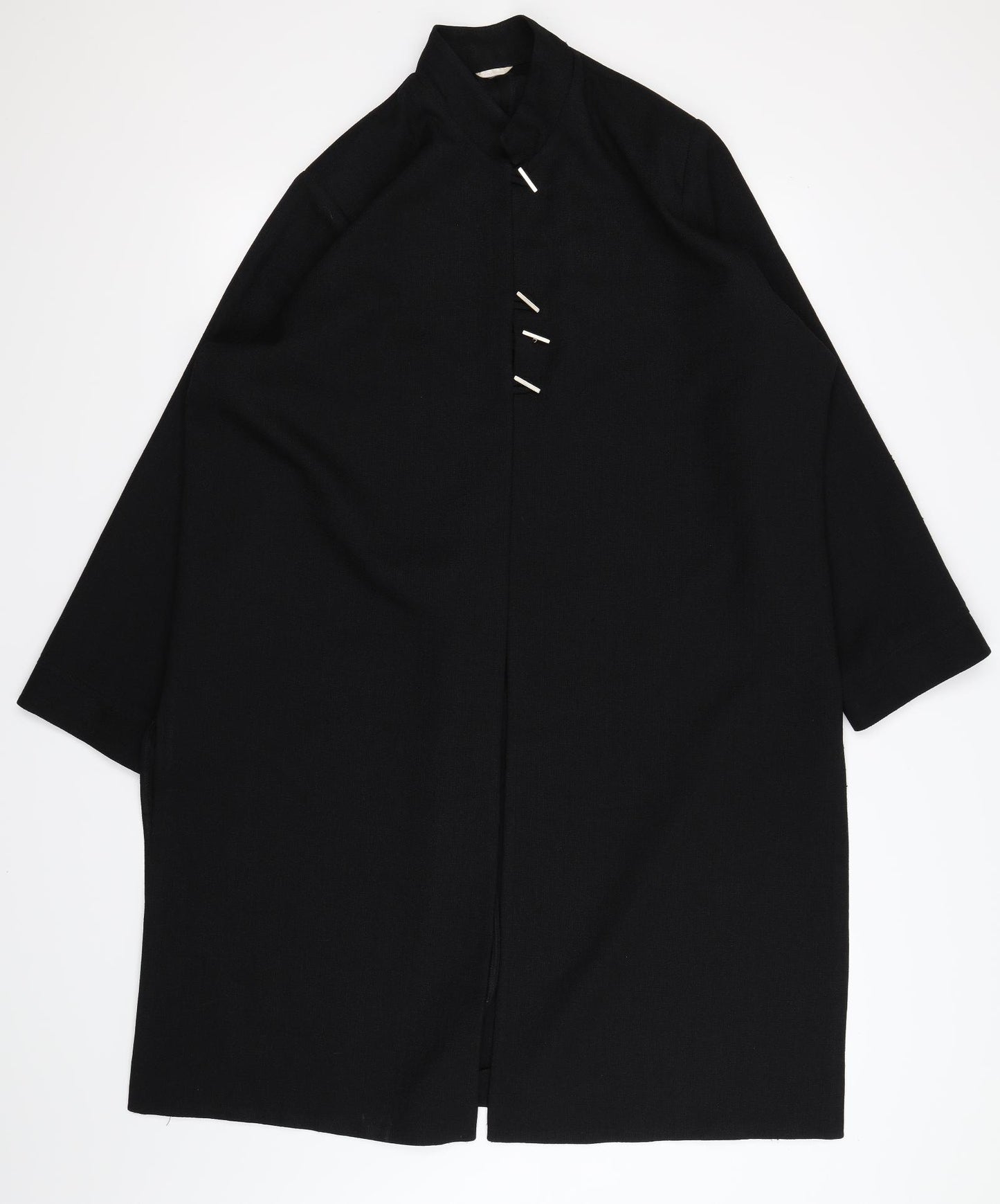 Preworn Womens Black   Jacket Coatigan Size 2XL