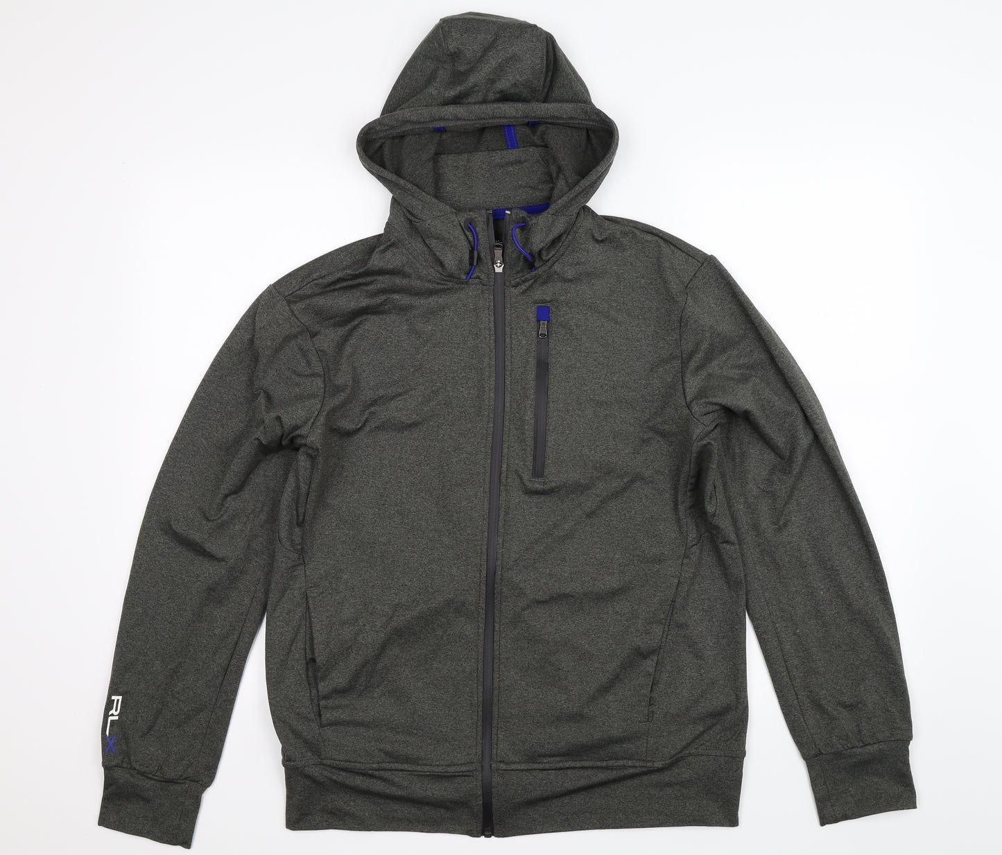 Ralph Lauren Mens Grey   Full Zip Hoodie Size M
