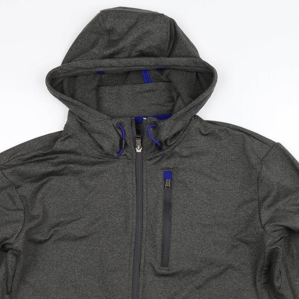 Ralph Lauren Mens Grey   Full Zip Hoodie Size M