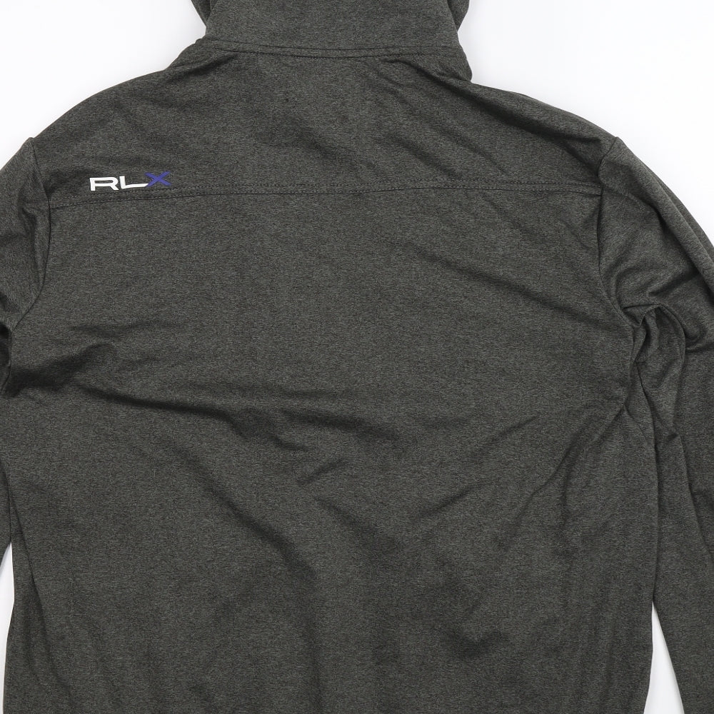Ralph Lauren Mens Grey   Full Zip Hoodie Size M