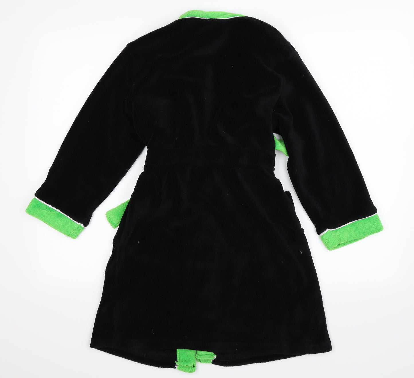 George Boys Black Chevron Fleece  Robe Size 10 Years  - Ben10