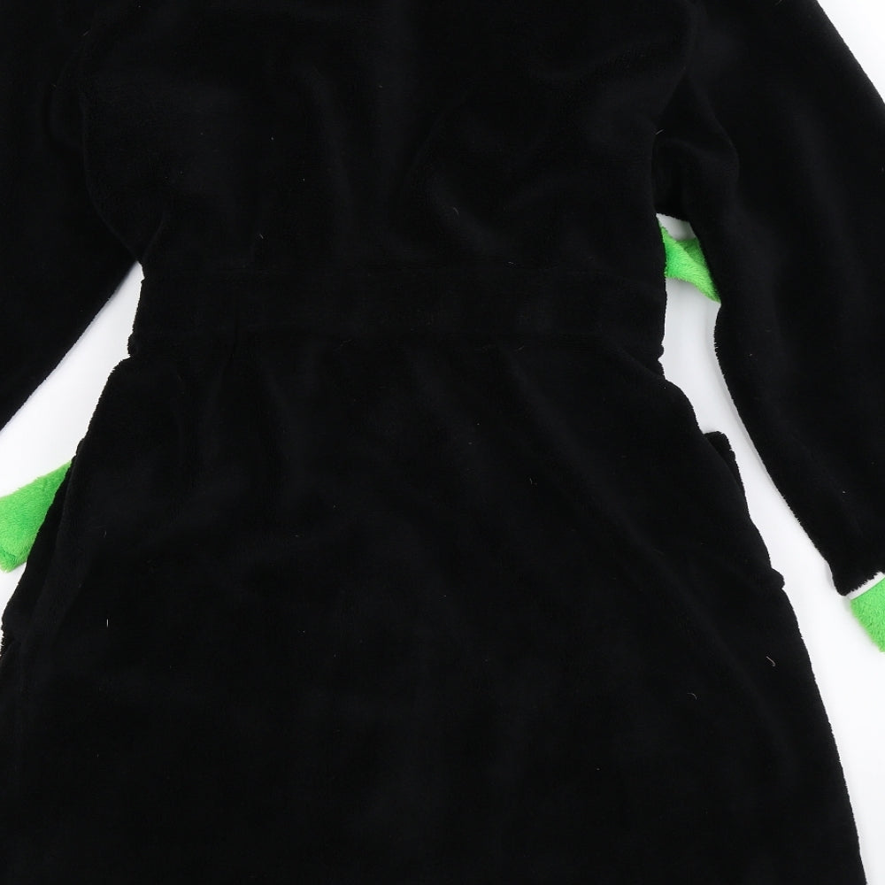 George Boys Black Chevron Fleece  Robe Size 10 Years  - Ben10