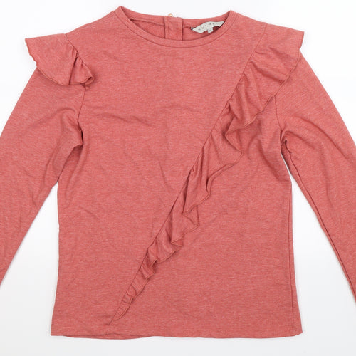 Nutmeg Womens Beige   Pullover Sweatshirt Size 12