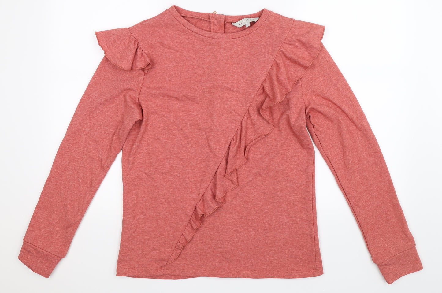 Nutmeg Womens Beige   Pullover Sweatshirt Size 12