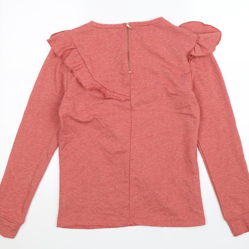 Nutmeg Womens Beige   Pullover Sweatshirt Size 12