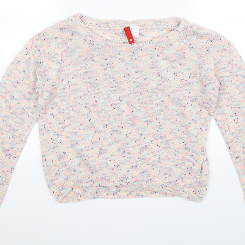 Divided Womens Multicoloured  Knit Pullover Jumper Size 8
