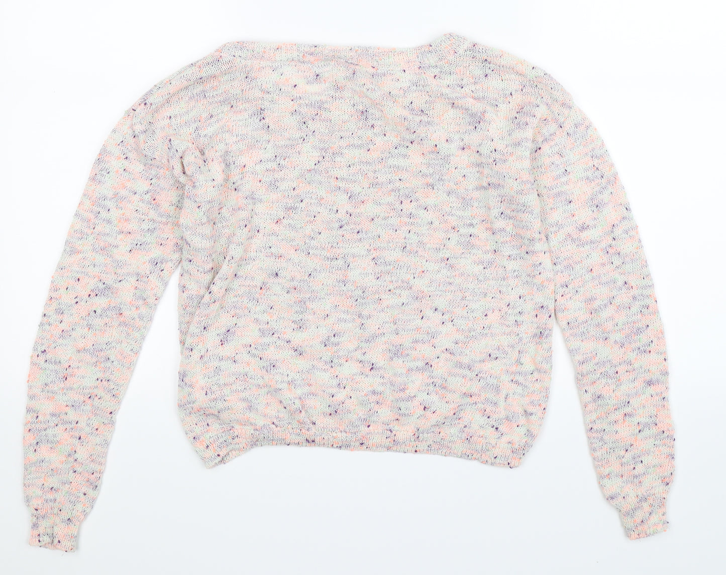 Divided Womens Multicoloured  Knit Pullover Jumper Size 8