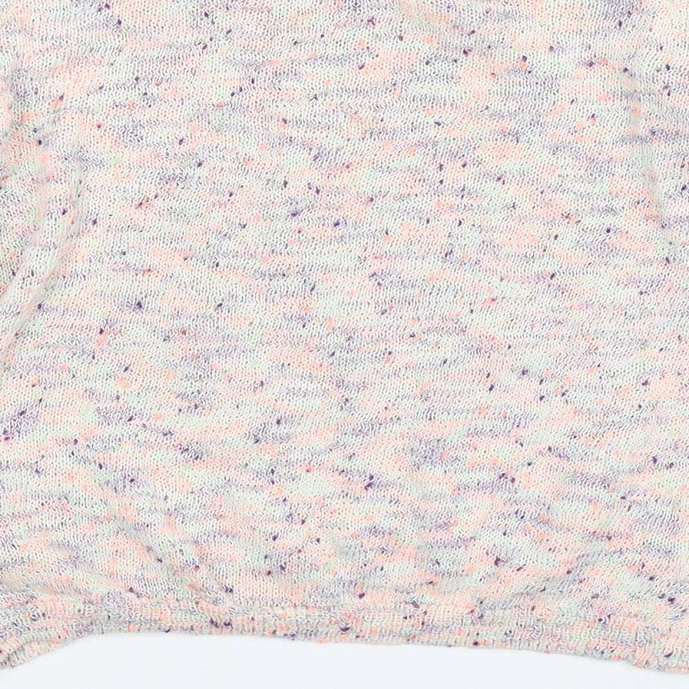 Divided Womens Multicoloured  Knit Pullover Jumper Size 8