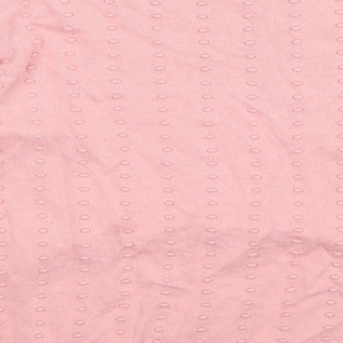 Preworn Womens Pink  Knit Pullover Jumper Size L