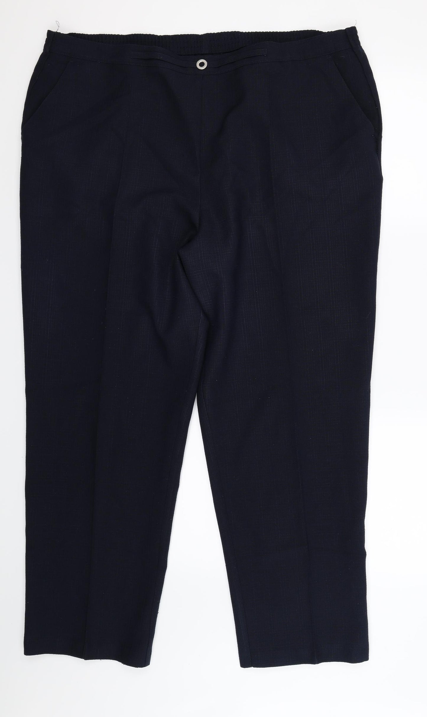 Marks and Spencer Womens Blue   Trousers  Size 22 L30 in