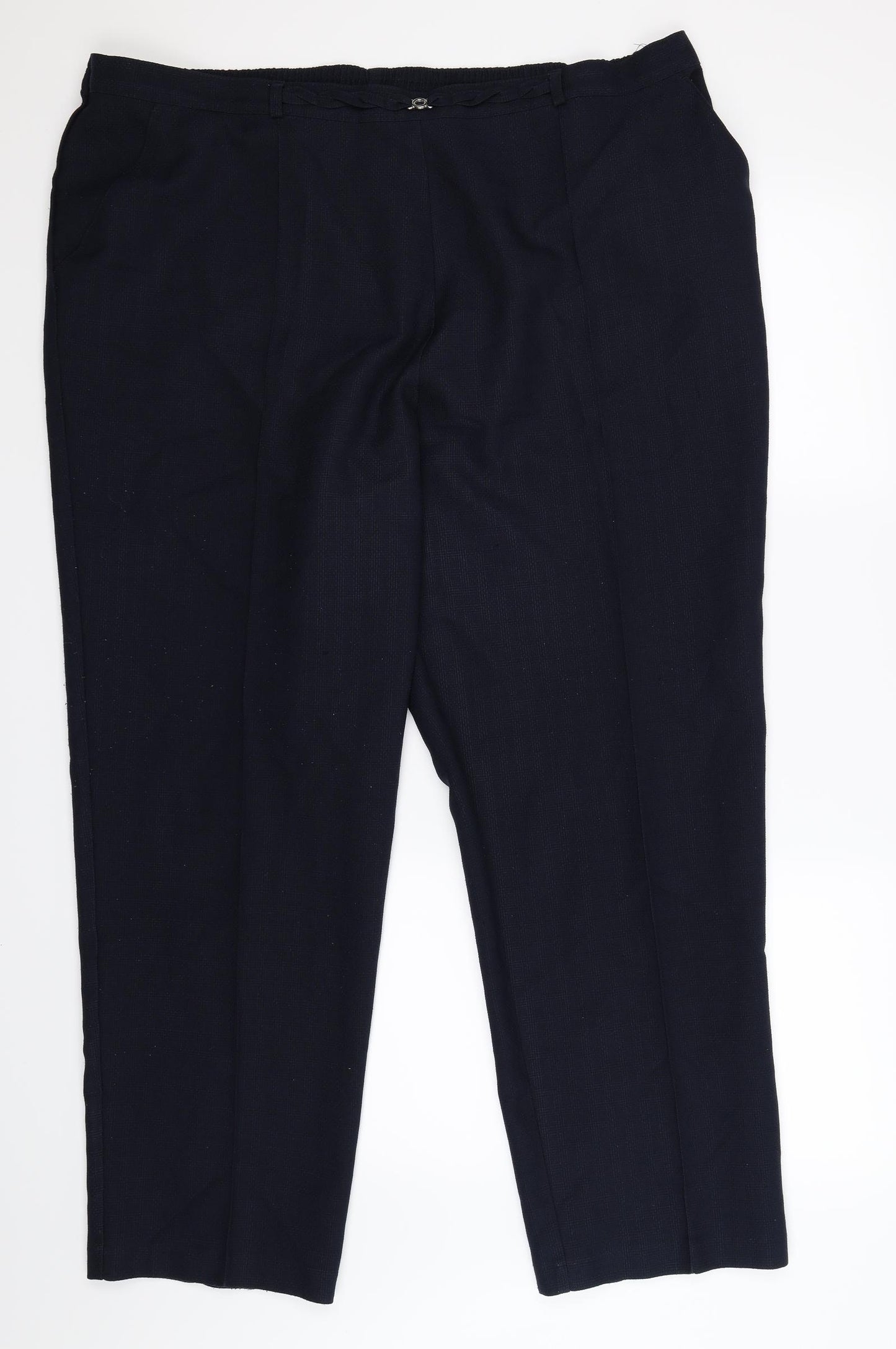Marks and Spencer Womens Blue   Trousers  Size 22 L30 in
