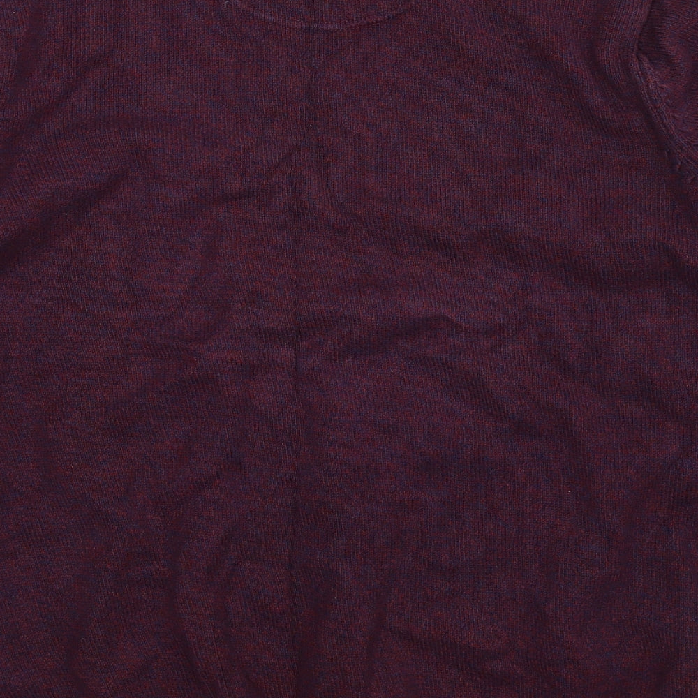 Maine Mens Blue  Knit Pullover Jumper Size M