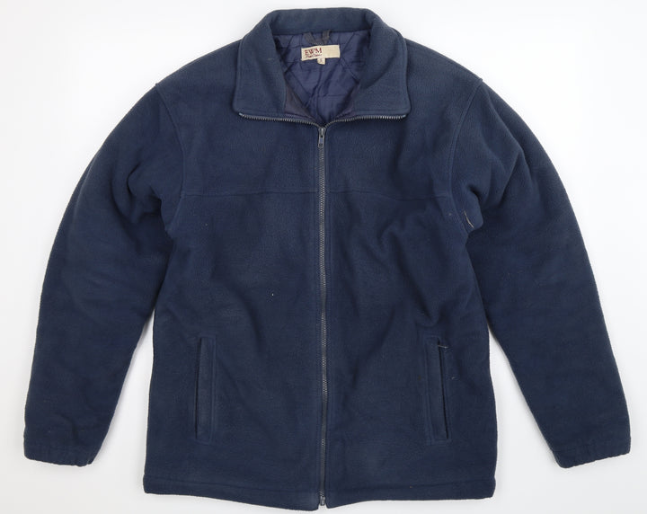 EWM Mens Blue Fleece Jacket Size S