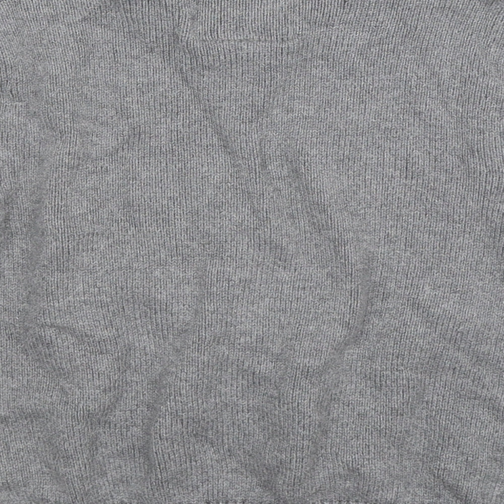 OshKosh B’gosh Boys Grey Striped Knit Pullover Jumper Size 4 Years