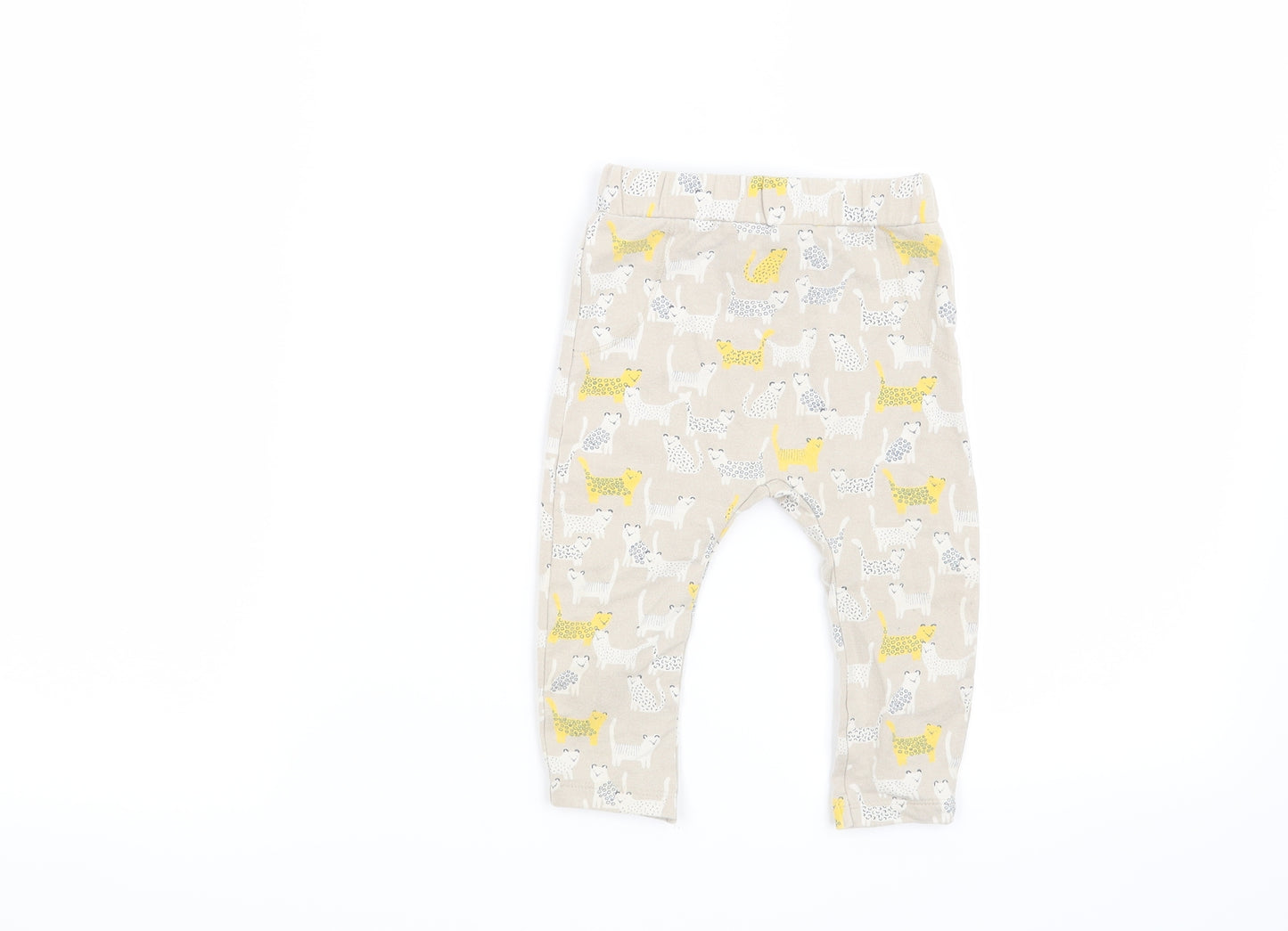 Mini Club Baby Beige   Capri Leggings Size 6-9 Months  - Leopard