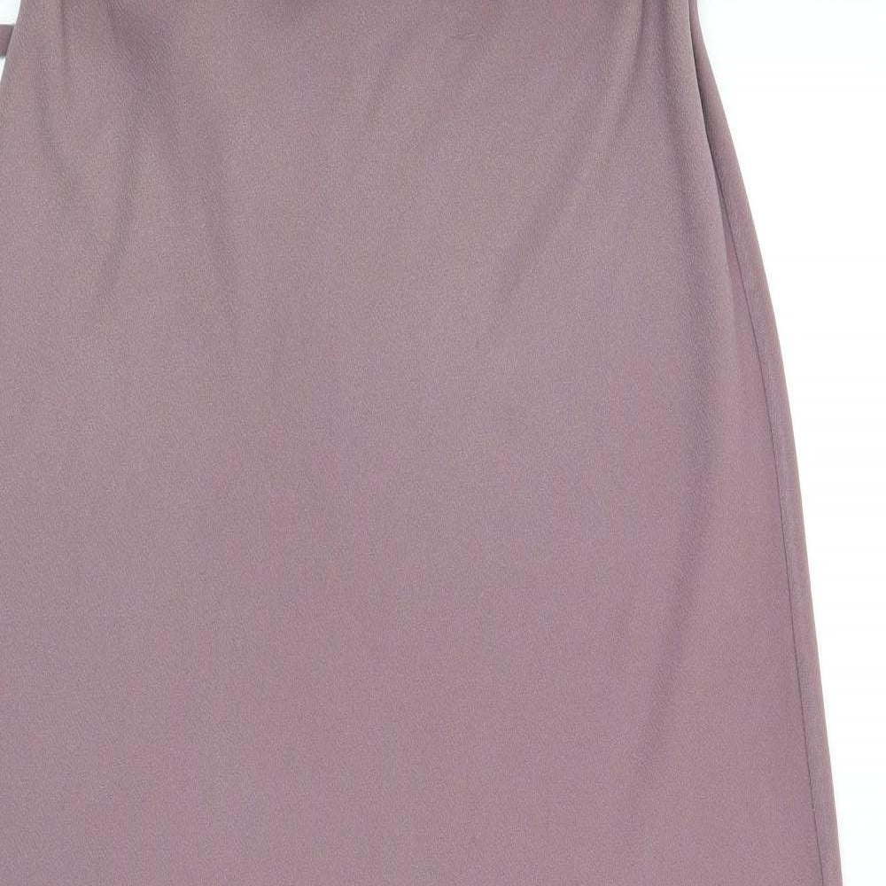 ES Design Womens Purple   A-Line Skirt Size 12