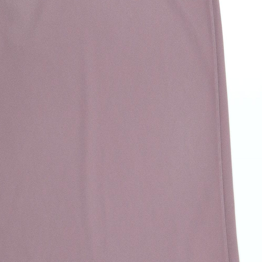 ES Design Womens Purple   A-Line Skirt Size 12