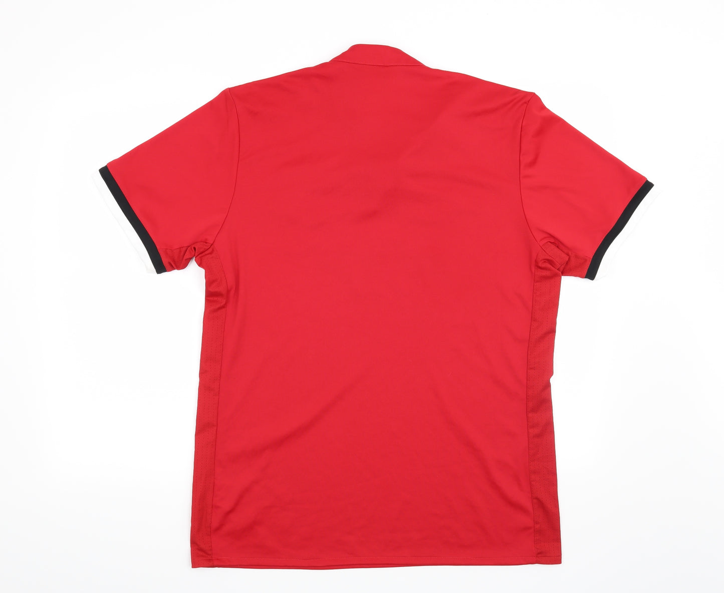 adidas Mens Red    T-Shirt Size L  - Manchester United