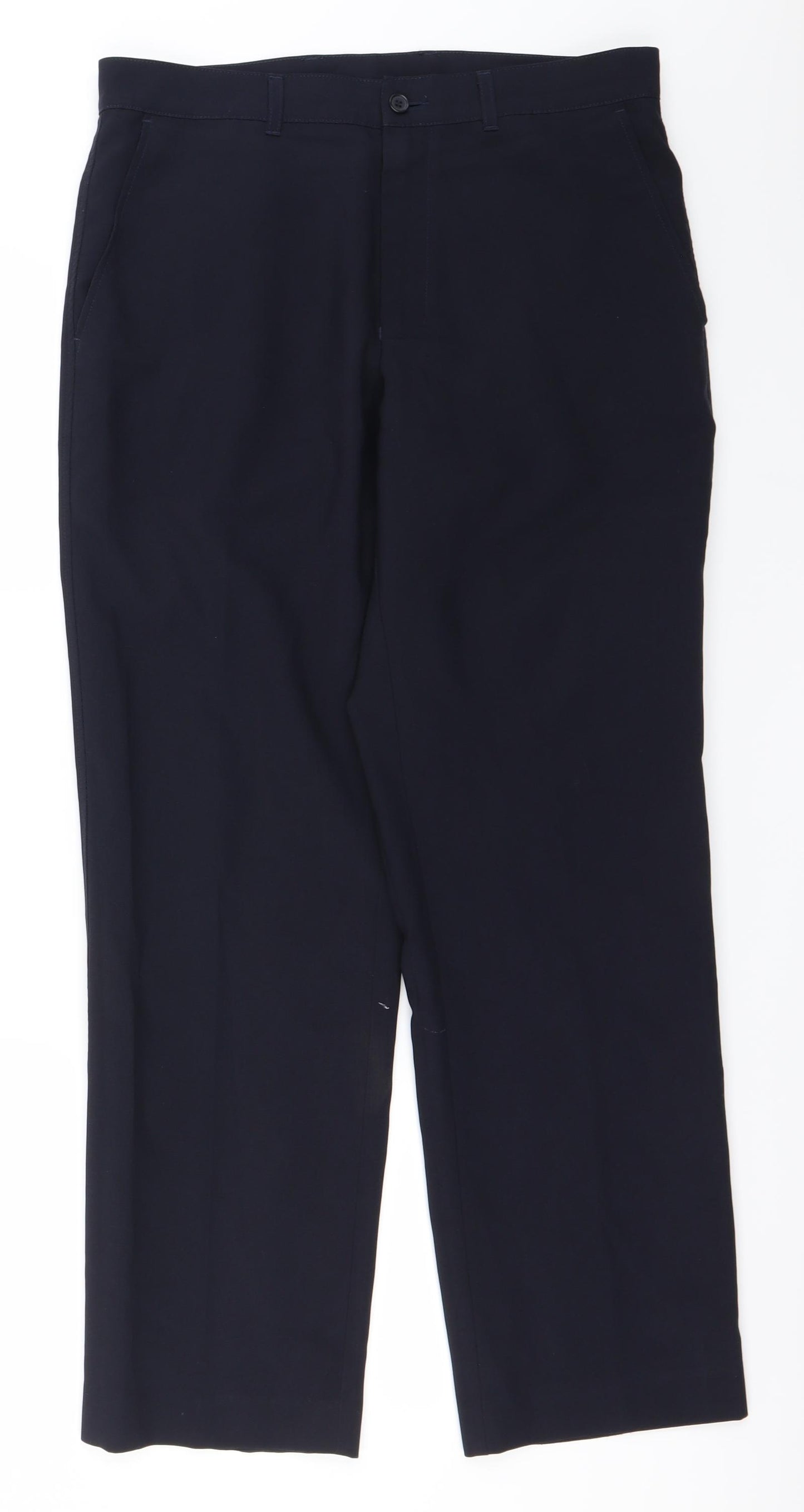 Marks and spencer  Mens Blue   Trousers  Size 32 L30 in