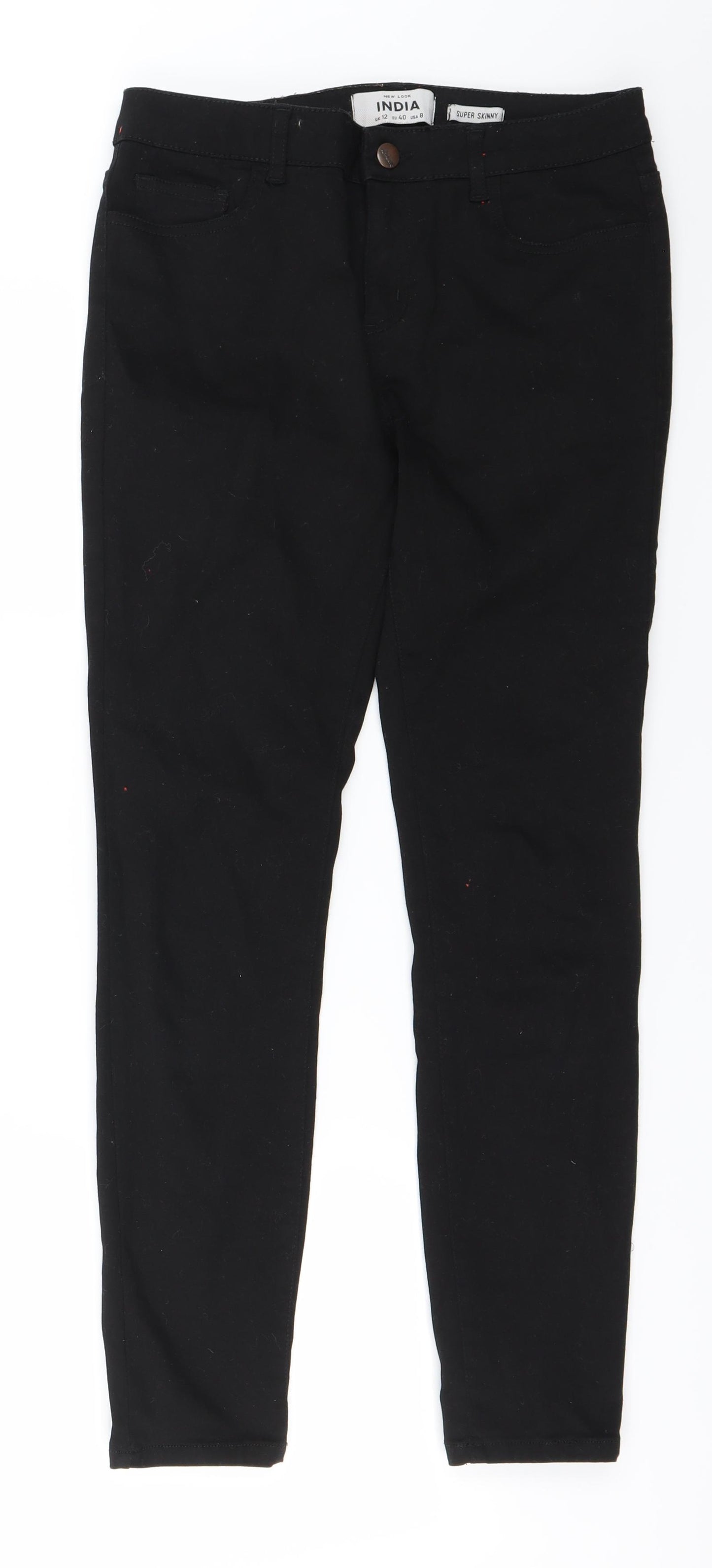 New Look Womens Black   Skinny Jeans Size 12 L26 in