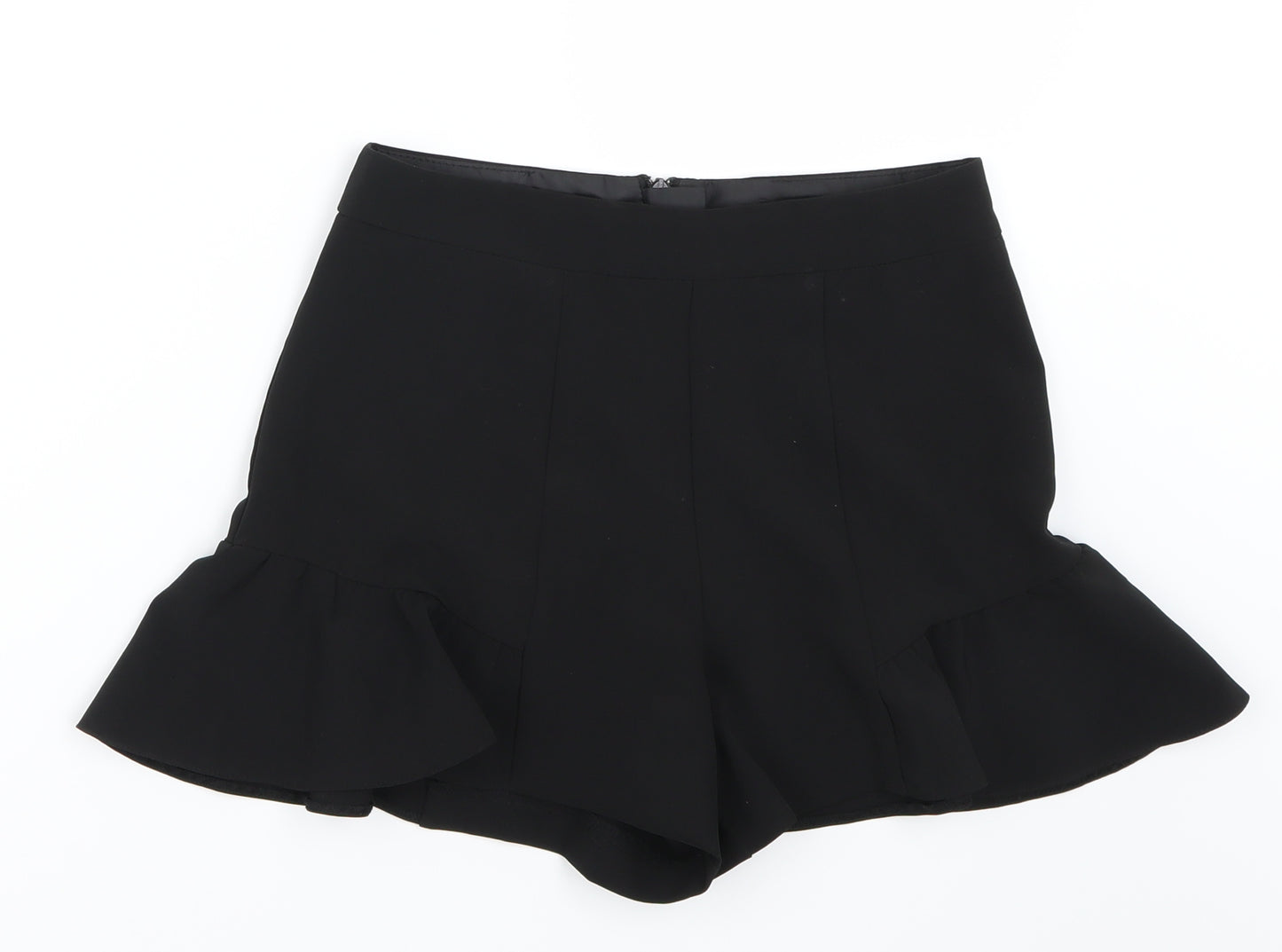 Miss Selfridge Womens Black   Paperbag Shorts Size 6