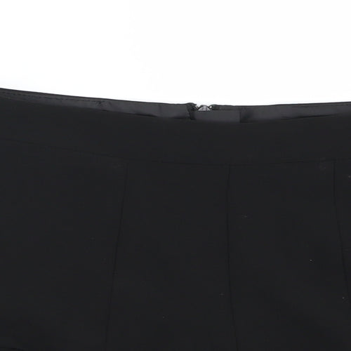 Miss Selfridge Womens Black   Paperbag Shorts Size 6