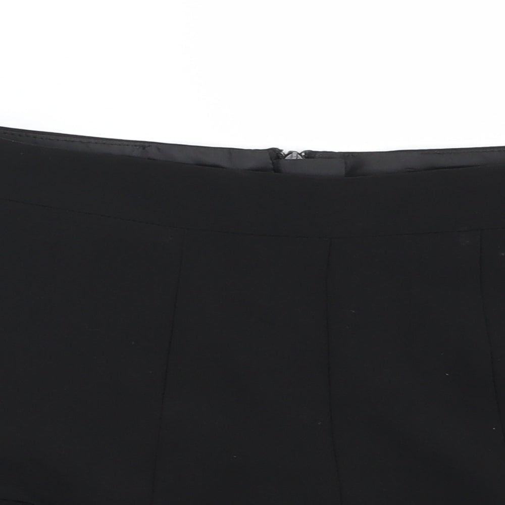 Miss Selfridge Womens Black   Paperbag Shorts Size 6