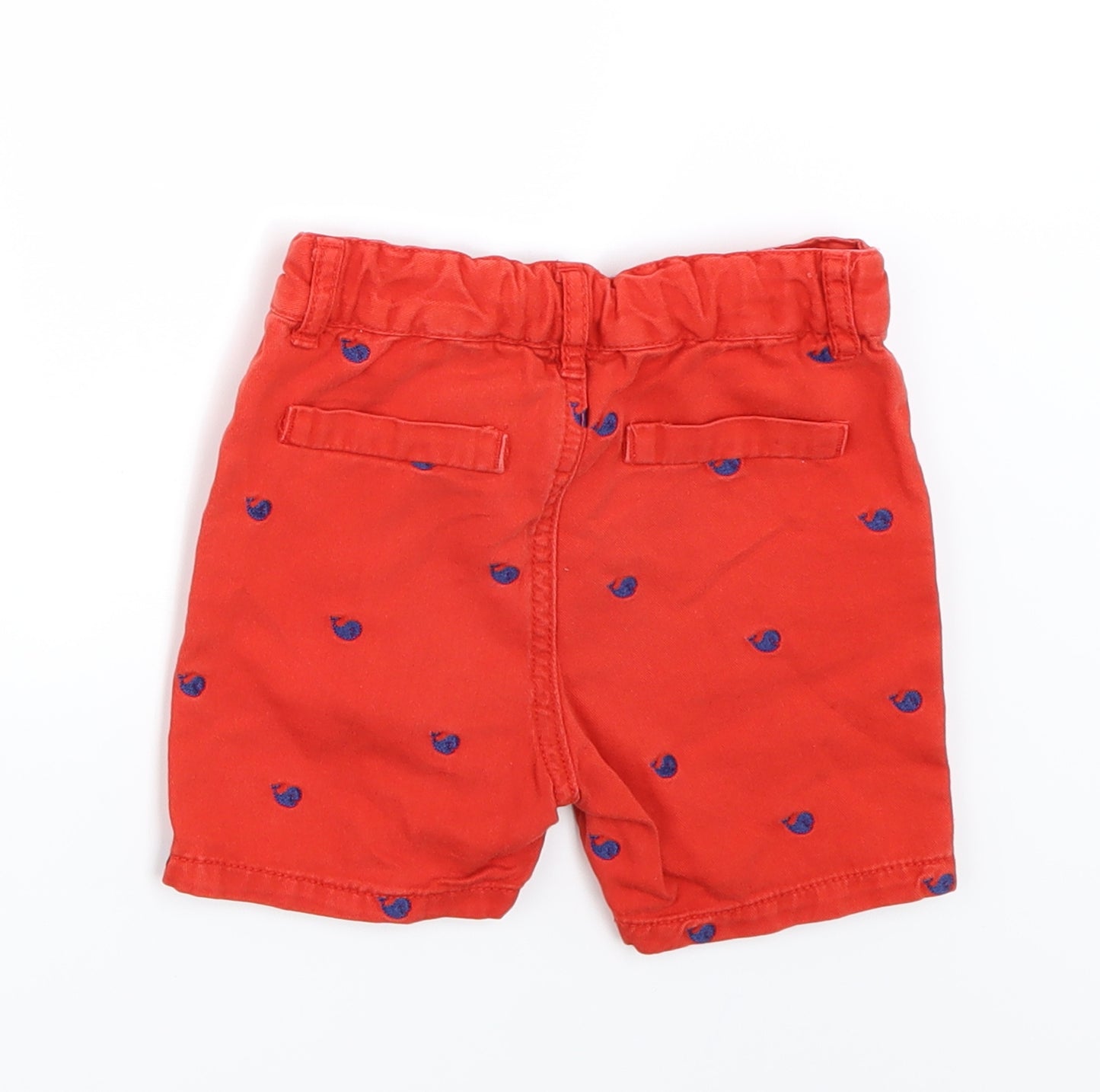 Little Treasure  Boys Red   Cropped Trousers Size 9-12 Months
