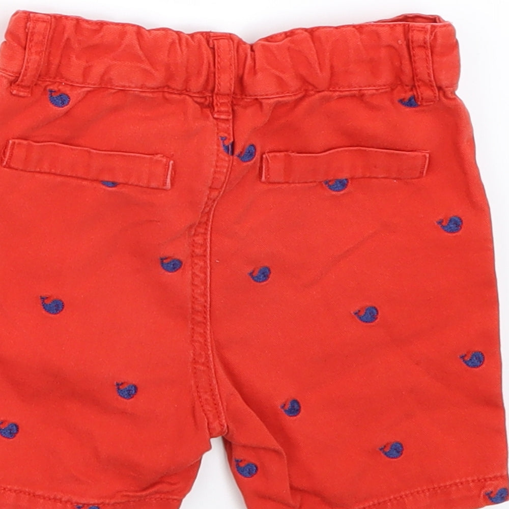 Little Treasure  Boys Red   Cropped Trousers Size 9-12 Months