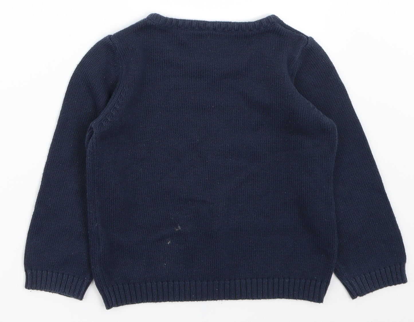 Preworn  Boys Blue   Pullover Jumper Size 3 Years