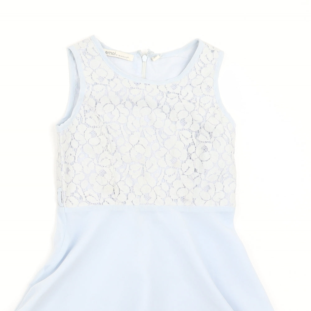 Emoi Girls Blue   Fit & Flare  Size 6-7 Years