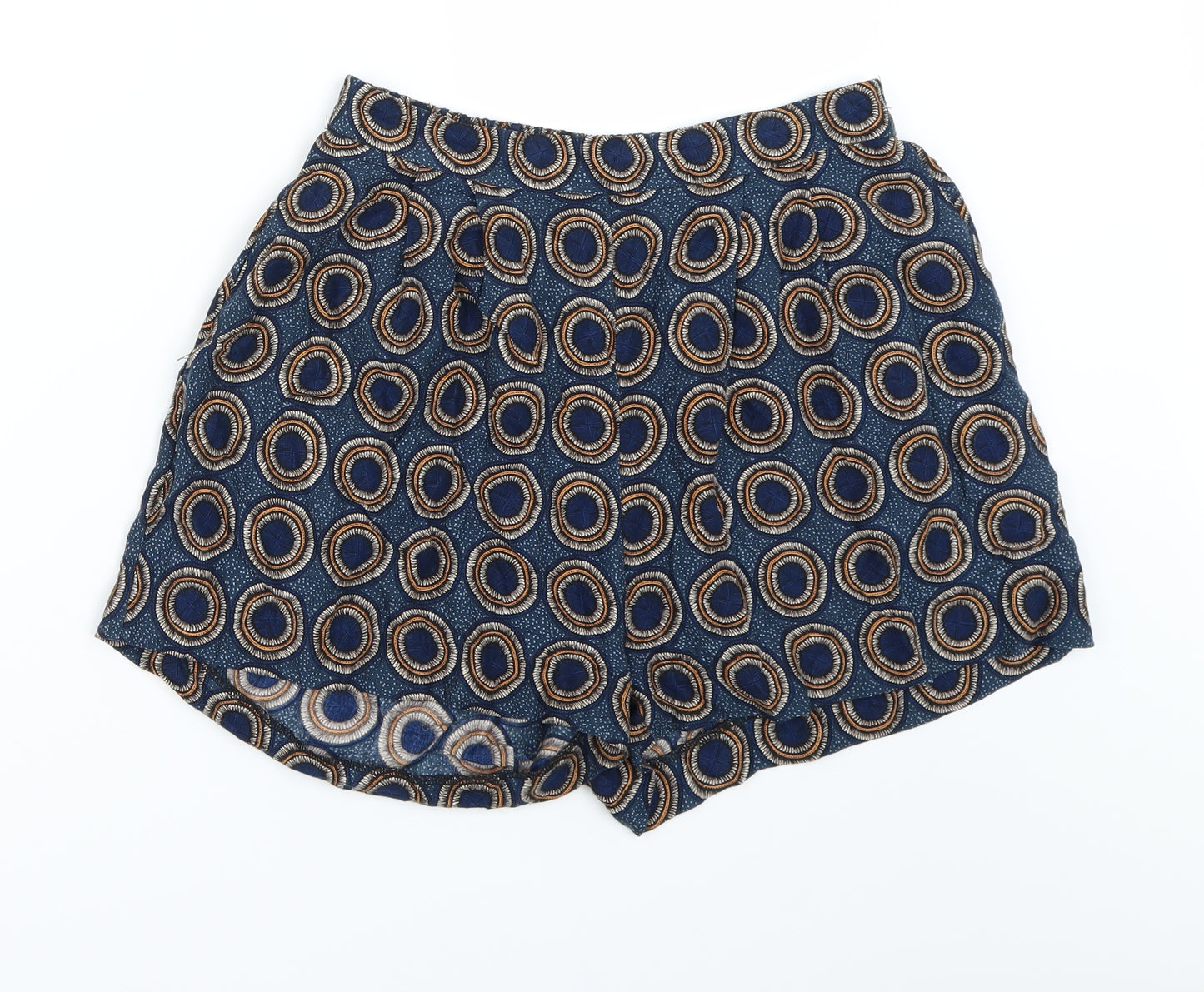 H&M Womens Blue   Paperbag Shorts Size 8