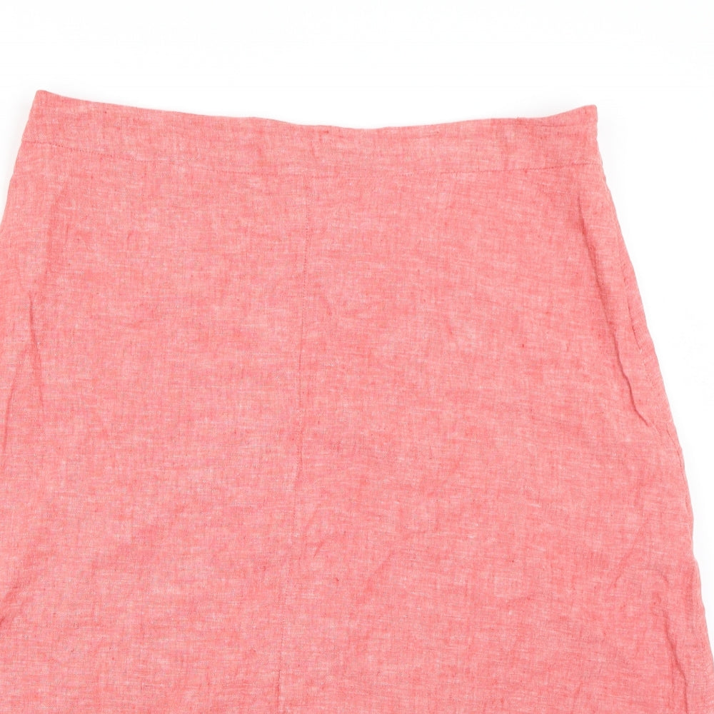 Nologo Chic Womens Red   A-Line Skirt Size XL