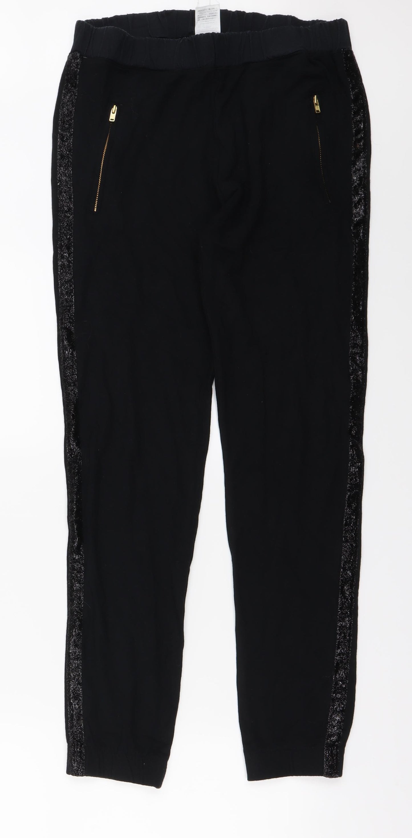 Crewcuts Womens Black   Jogger Trousers Size 14 L28 in