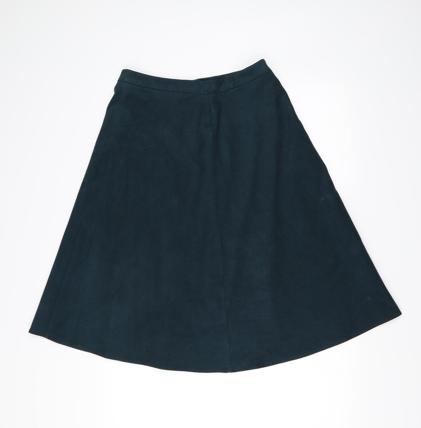 Marks and Spencer Womens Green   Flare Skirt Size 12