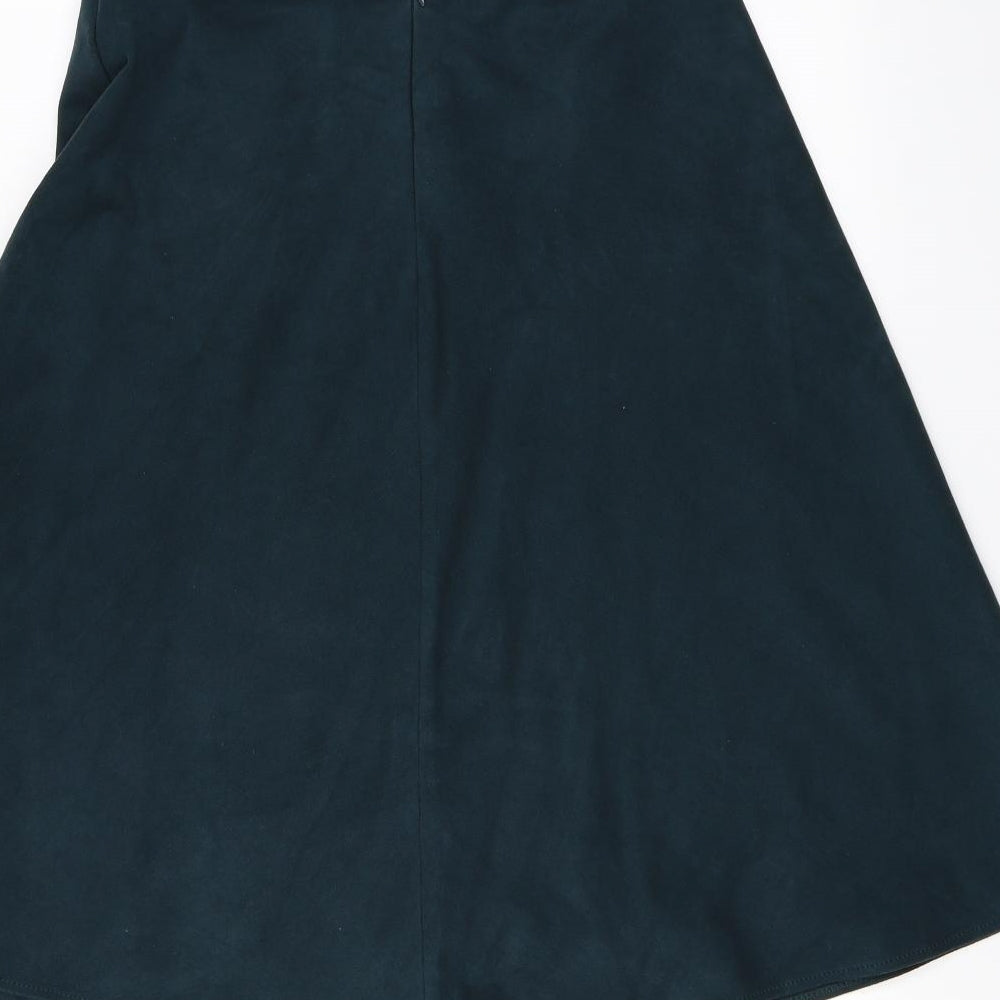 Marks and Spencer Womens Green   Flare Skirt Size 12