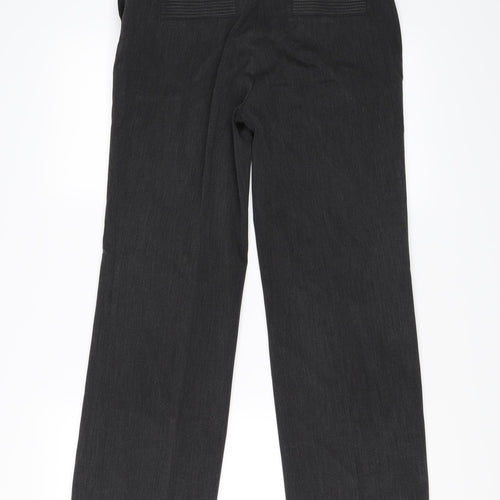 Marks and Spencer Womens Grey   Trousers  Size 10 L28 in