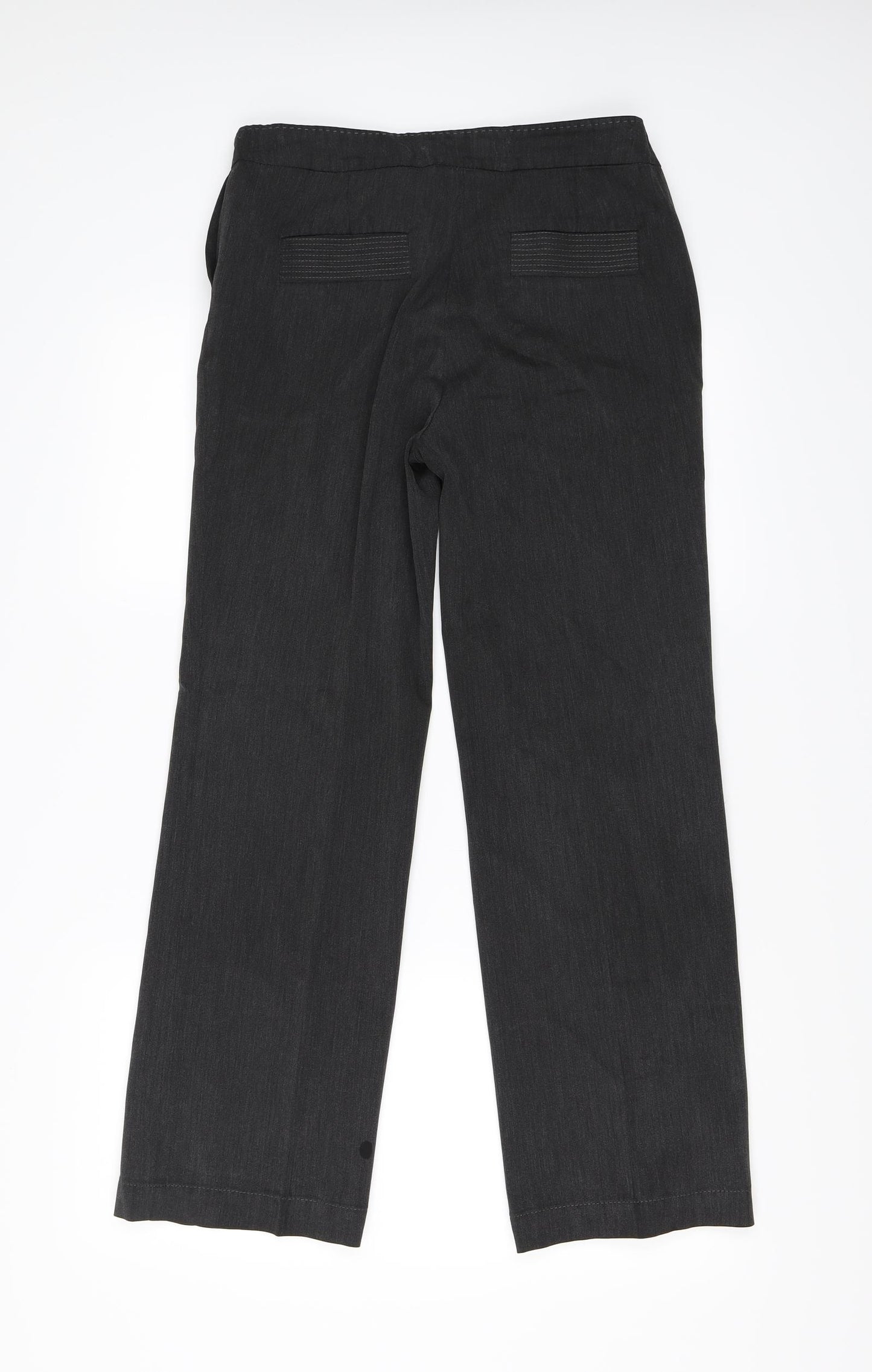 Marks and Spencer Womens Grey   Trousers  Size 10 L28 in