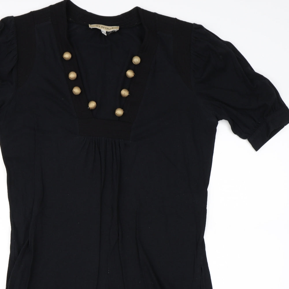 See By Chloé Womens Black   Kaftan  Size 40