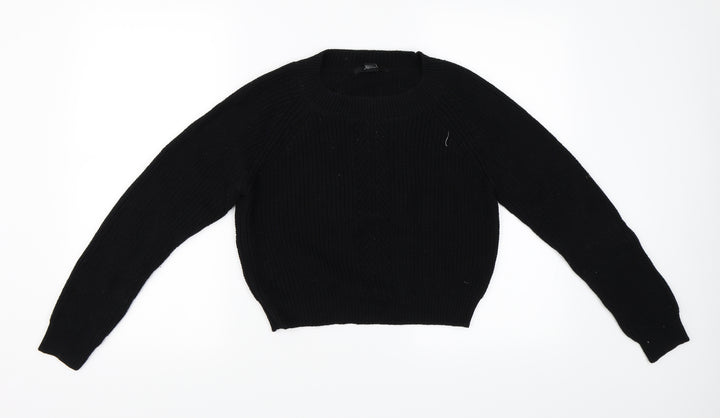 FOREVER 21 Womens Black   Pullover Jumper Size S