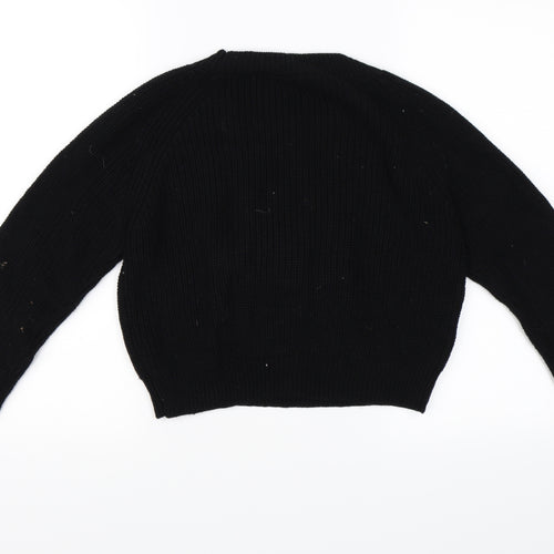 FOREVER 21 Womens Black   Pullover Jumper Size S