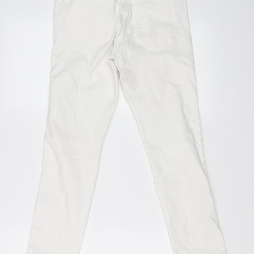 H&M Womens Ivory   Skinny Jeans Size 27 L27 in