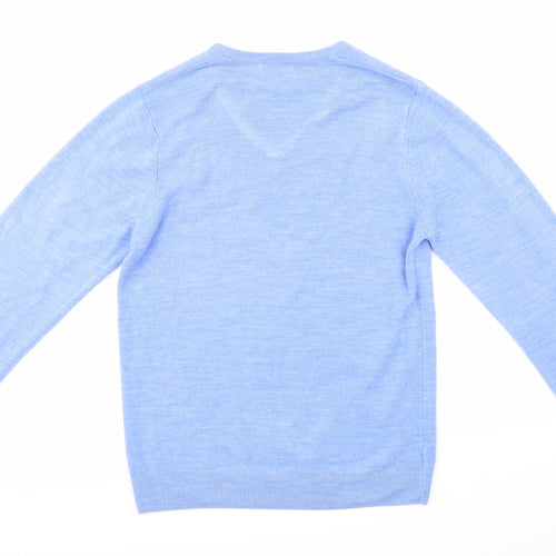 Marks and Spencer Mens Blue  Knit Pullover Jumper Size S