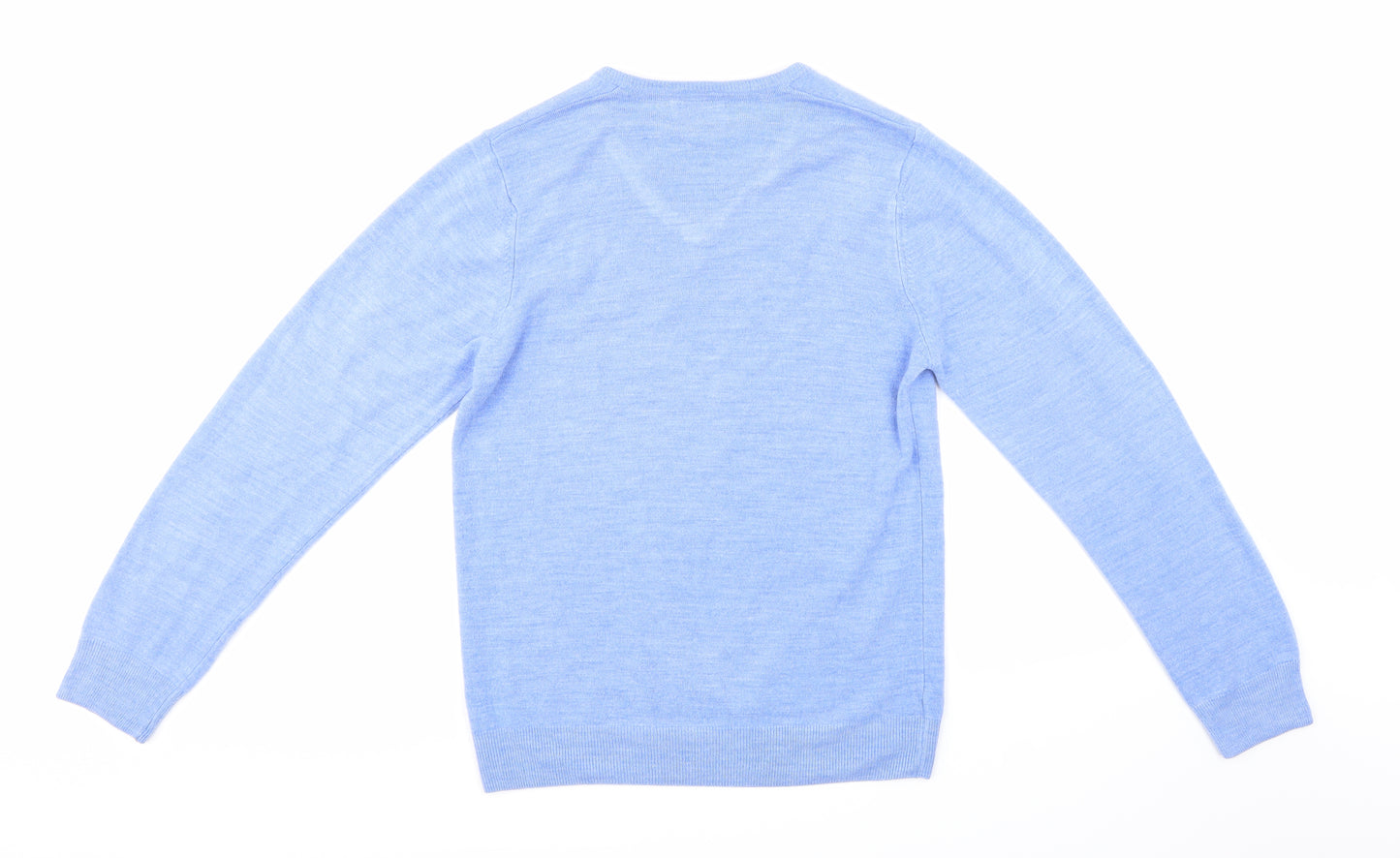 Marks and Spencer Mens Blue  Knit Pullover Jumper Size S